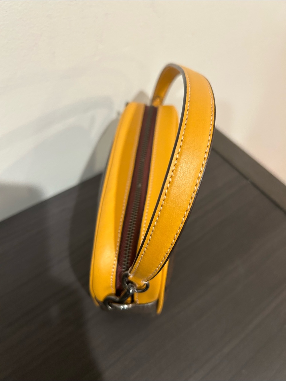 Coach Jamie Mini bag In Signature Canvas With Varsity Motif (Style No. CB851) - Picture 4 of 11